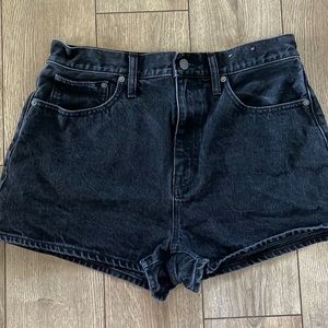Madewell The Mom Jean Short Short